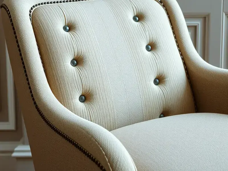 Elegant upholstered chair