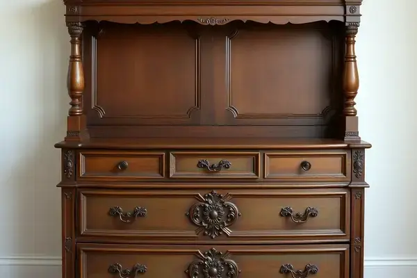 Classic antique dresser restored to original beauty