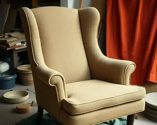 Upholstery renewal work in progress